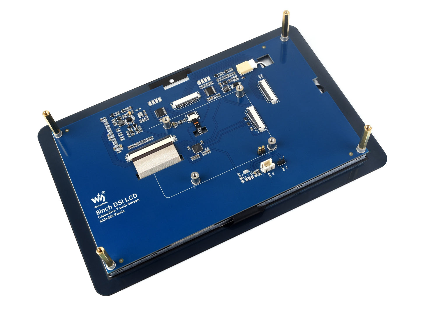 8inch Capacitive Touch Display for Raspberry Pi, with 5MP Front Camera, 800×480, DSI