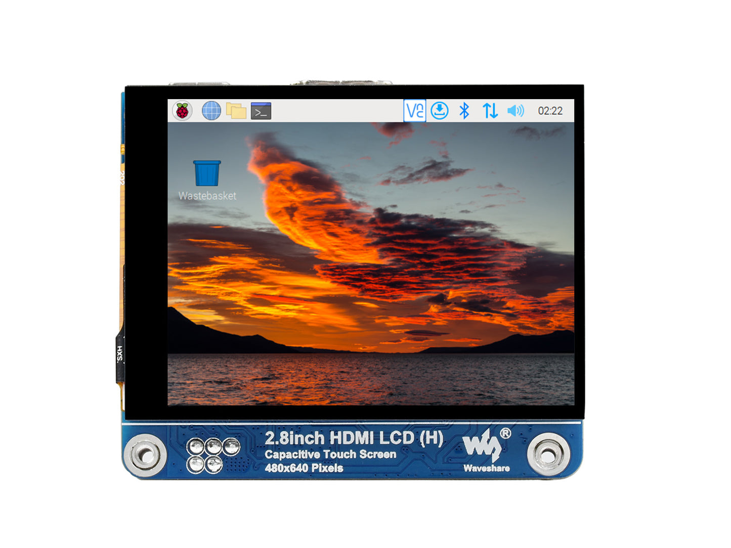 2.8inch HDMI IPS LCD Display (H), 480×640, Adjustable Brightness, Optical Bonding Screen