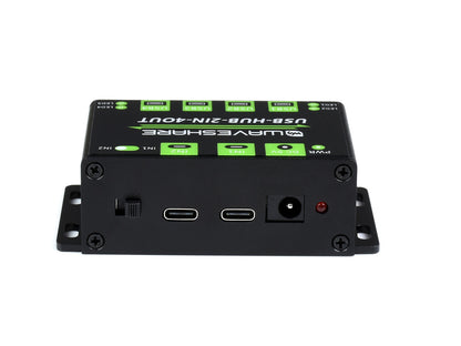 Industrial Grade USB HUB, Extending 4x USB 2.0 Ports, Switchable Dual Hosts