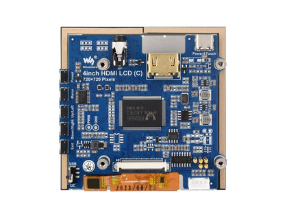 4inch HDMI Capacitive Touch IPS LCD Display (C), 720×720, Optical Bonding Screen