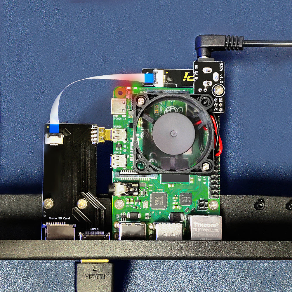 1U Rack Kit for Raspberry Pi 4, 19″ Rackmount, up to 4 Units