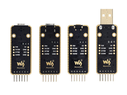 USB To UART Module, Micro / Mini / Type-A / Type-C Connectors, High Baud Rate Transmission