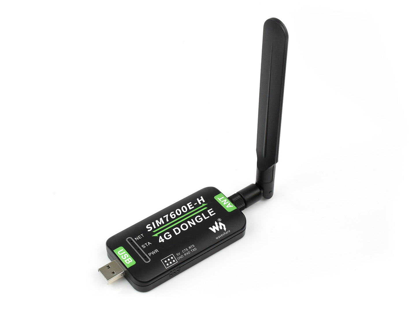 SIM7600E-H 4G DONGLE, GNSS Positioning, for Europe / the Middle East / Africa / South Korea / Thailand...