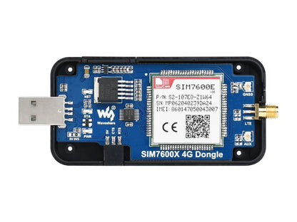 SIM7600E-H 4G DONGLE, GNSS Positioning, for Europe / the Middle East / Africa / South Korea / Thailand...