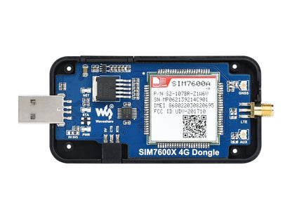 SIM7600A-H 4G DONGLE, GNSS Positioning, for North America (AT&T)