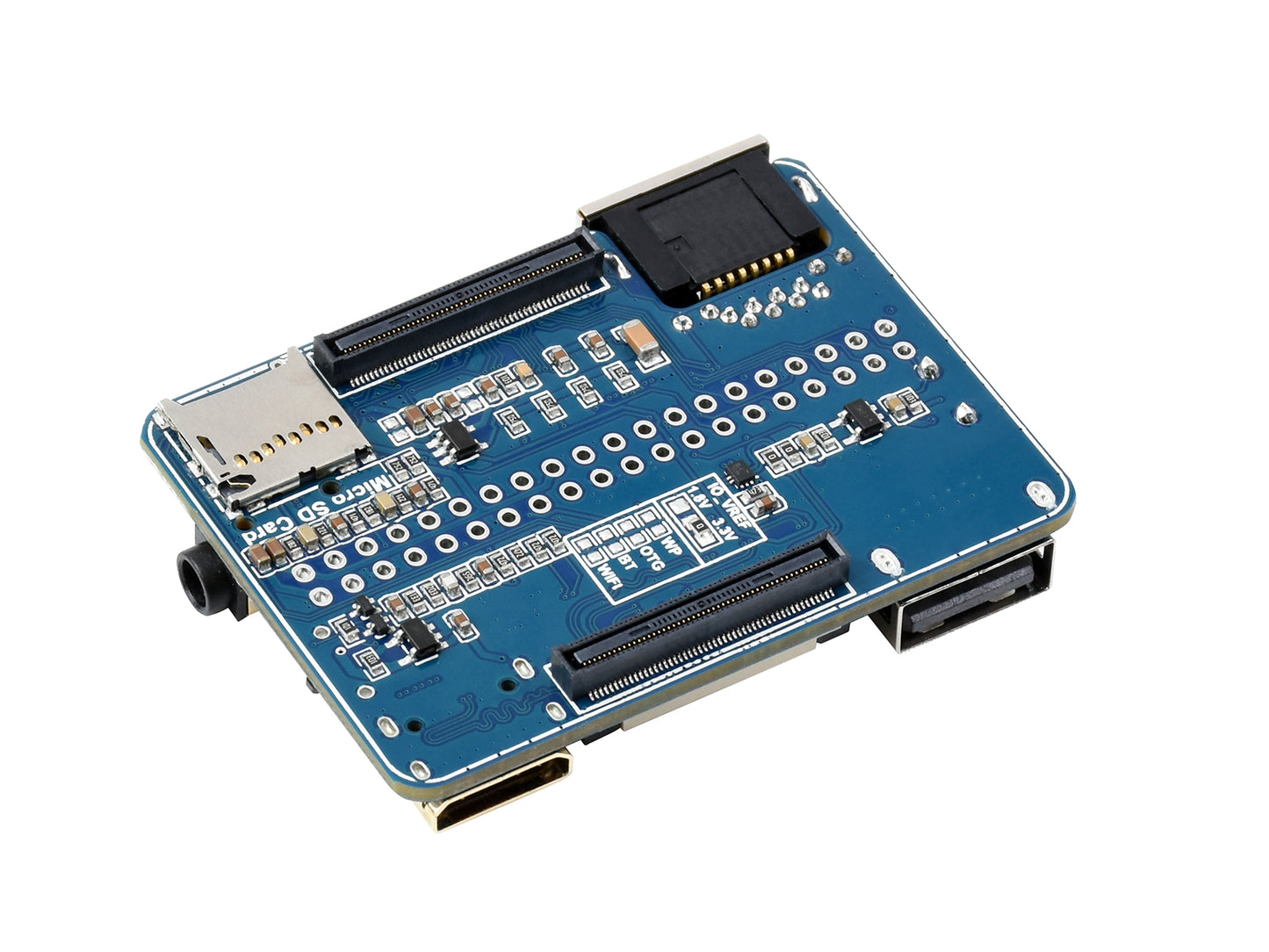 Nano Base Board (B) for Raspberry Pi Compute Module 4, Same Size as the CM4