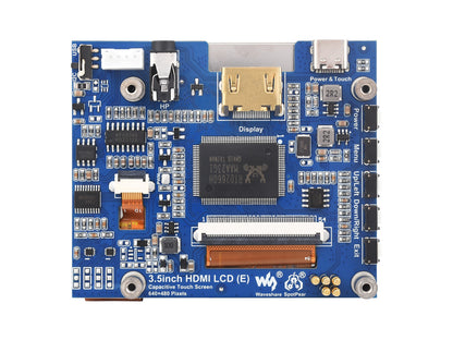 3.5inch HDMI Capacitive Touch IPS LCD Display (E), 640×480, Audio jack