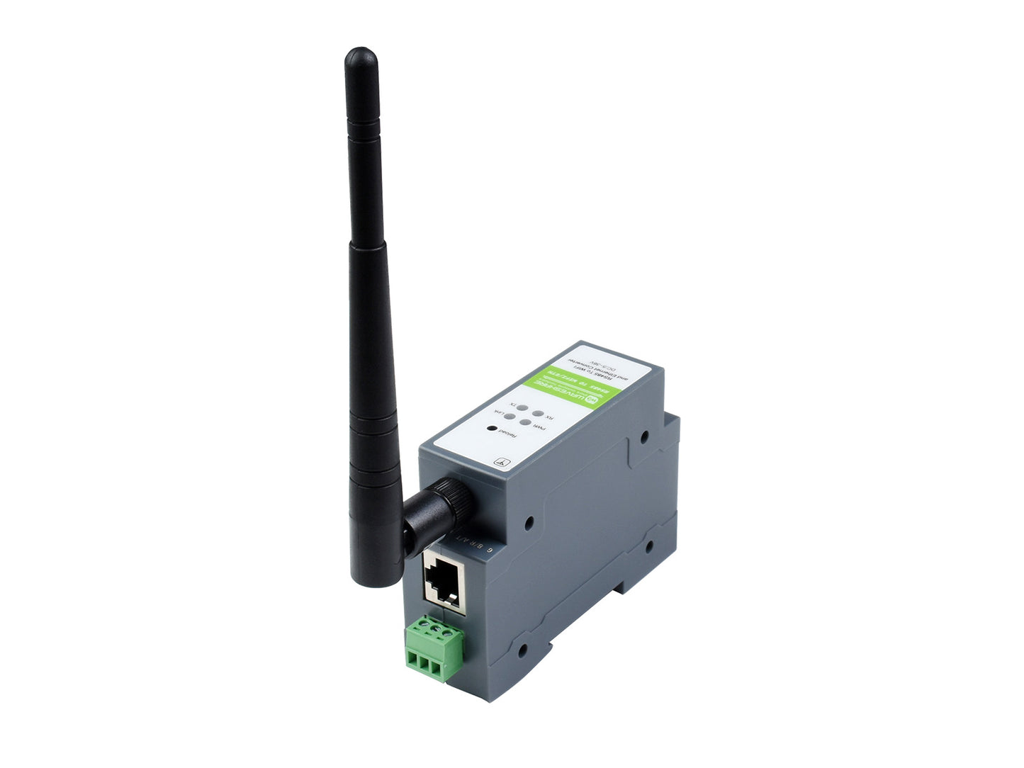 Rail-Mount Serial Server, RS485 to WIFI/Ethernet Module, Modbus MQTT Gateway