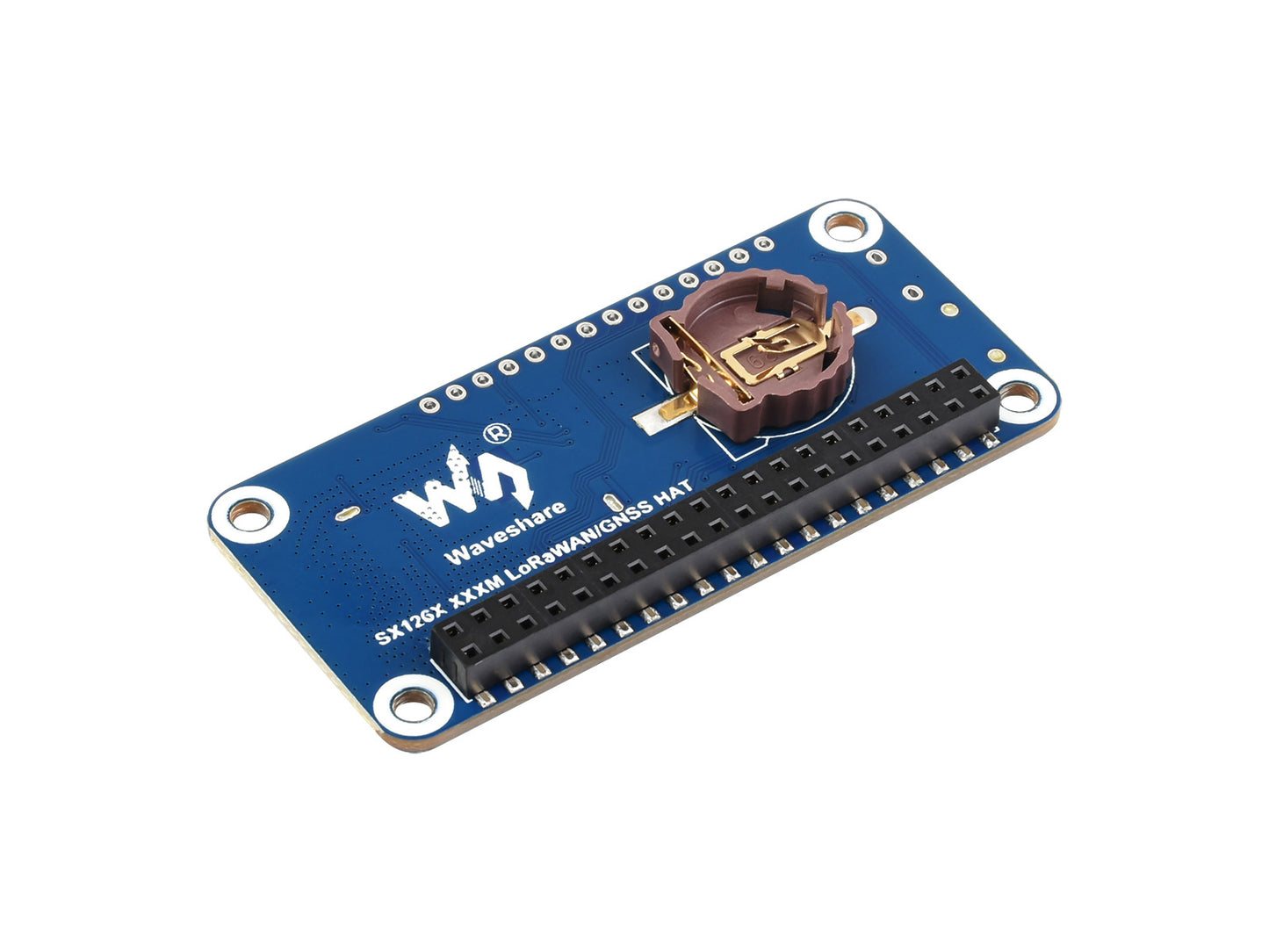 SX1262 LoRaWAN Node Module Expansion Board for Raspberry Pi, With Magnetic CB antenna, Options For Frequency Band And GNSS Function