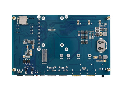PoE UPS Base Board/Mini-Computer Designed for Raspberry Pi Compute Module 4, Gigabit Ethernet, Dual HDMI, Quad USB2.0