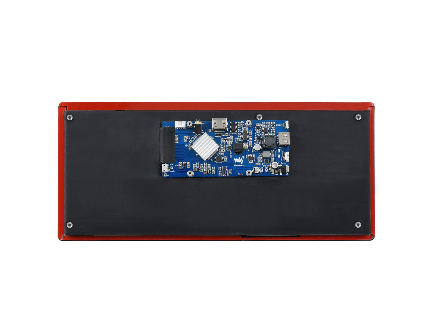 12.3inch Capacitive Touch Screen LCD, 1920×720, HDMI, IPS, Toughened Glass Panel