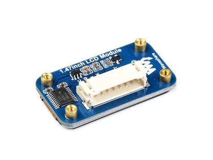 1.47inch LCD Display Module, Rounded Corners, 172x320 Resolution, SPI Interface