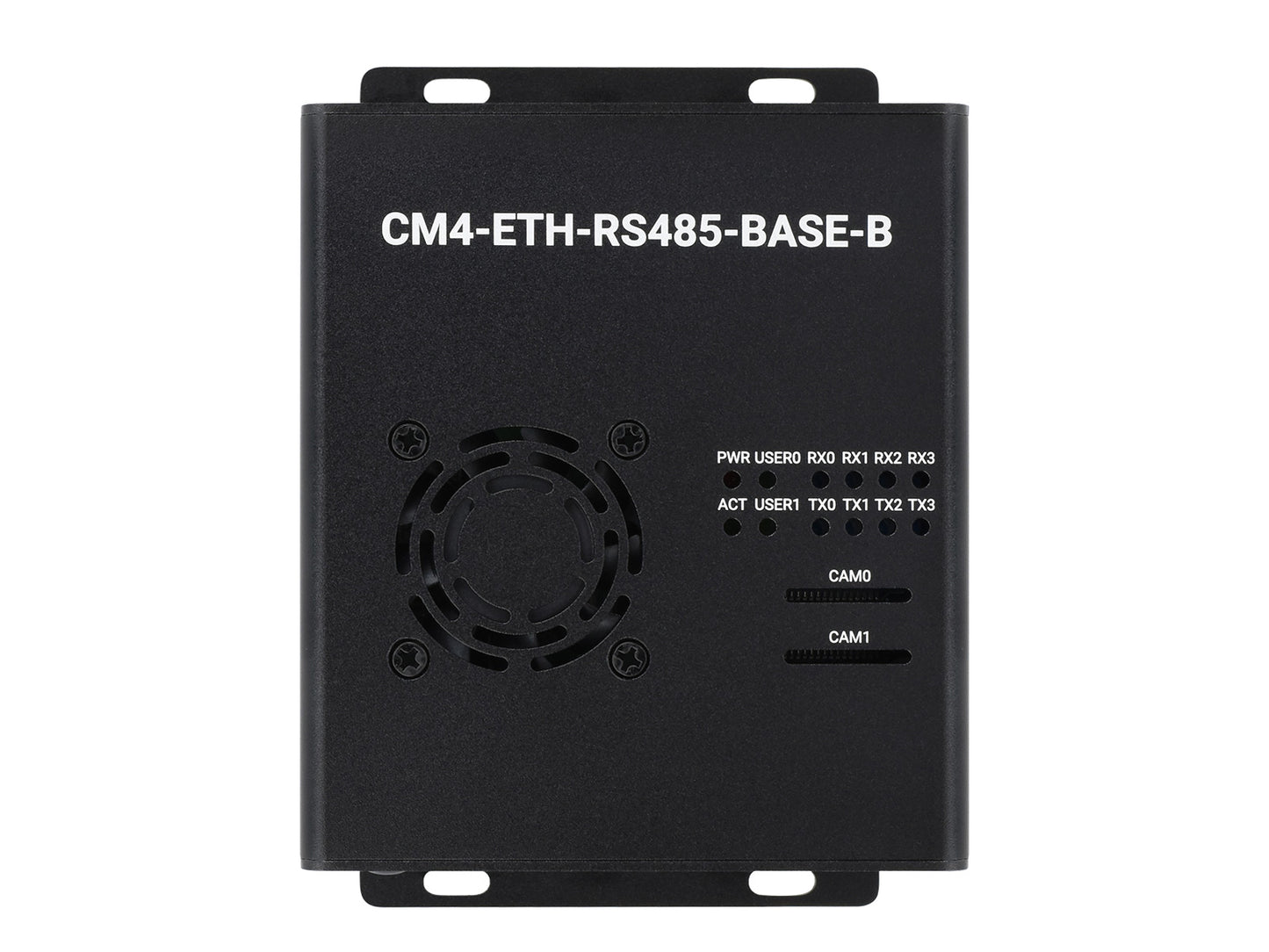 Dual ETH Mini-Computer For Raspberry Pi Compute Module 4(NOT Included), Gigabit Ethernet, 4CH Isolated RS485