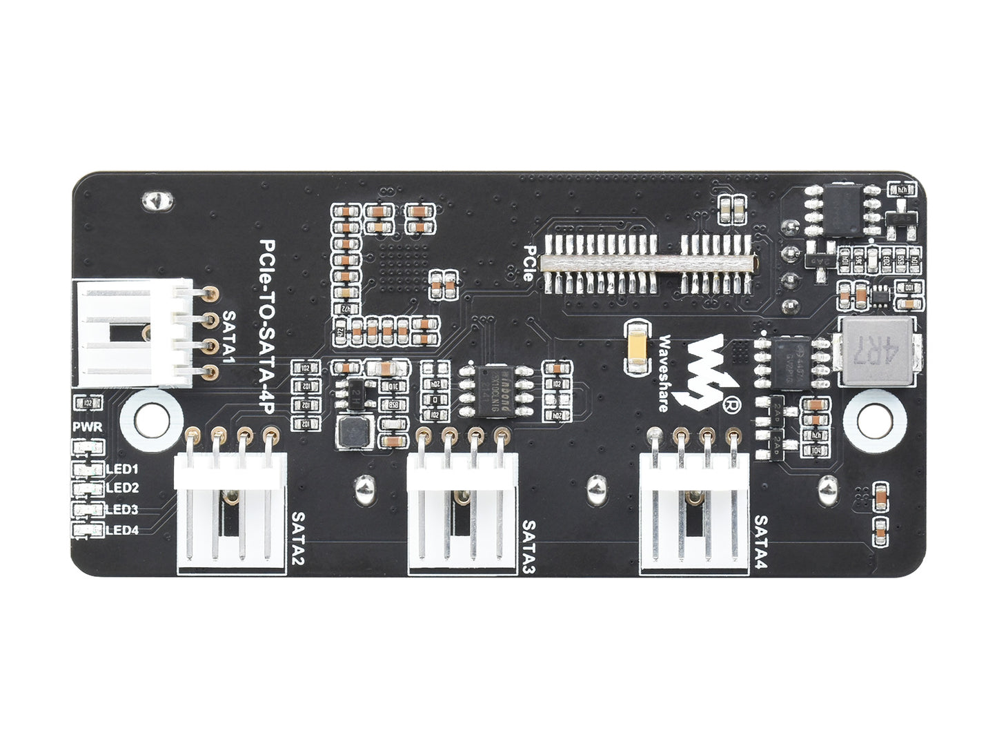 PCIe TO 4-Ch SATA 3.0 Expander, 6Gpbs High-speed SATA Interface, Supports CM4