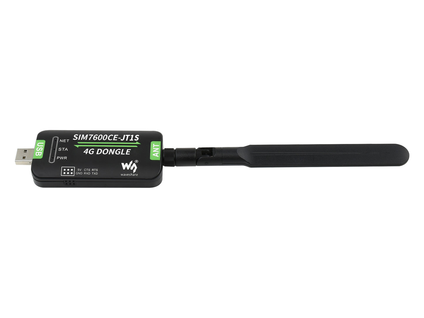 SIM7600CE-JT1S 4G DONGLE with antenna, industrial grade 4G communication peripheral, for China