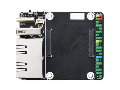 Mini Dual Gigabit Ethernet Base Board Designed for Raspberry Pi Compute Module 4