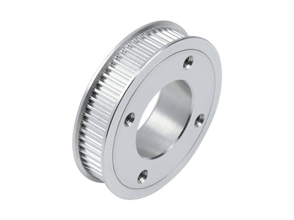 2GT 60 Teeth Aluminum Timing Pulley, 19mm Center Bore Diameter, with 4 Flat Holes