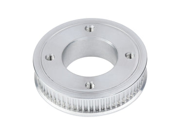 2GT 60 Teeth Aluminum Timing Pulley, 19mm Center Bore Diameter, with 4 Flat Holes