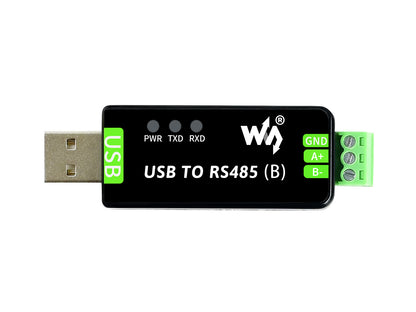 Industrial USB TO RS485 Bidirectional Converter, Onboard original CH343G, Multi-Protection Circuits