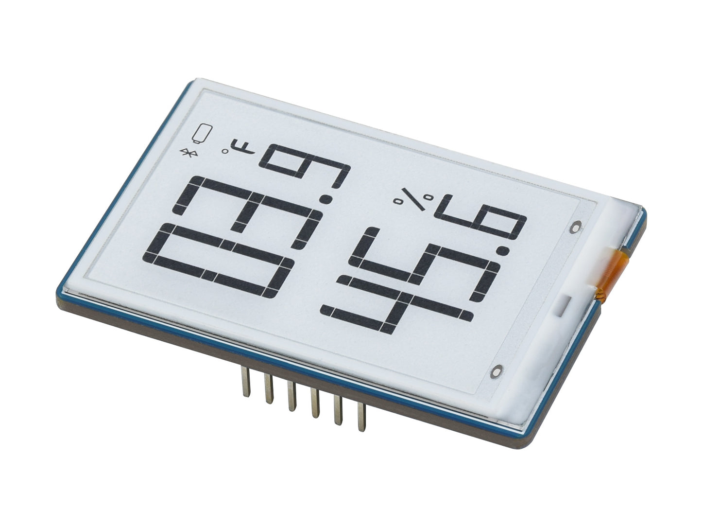 1.9inch Segment E-Paper Module, 91 Segments, I2C Bus, Ideal for Temperature and humidity meter, Humidifier, Digital Meter