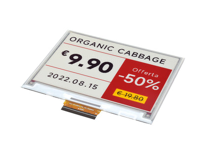 4.37inch E-Paper (G) raw display, 512 × 368, Red/Yellow/Black/White