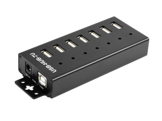 Industrial Grade USB HUB, Extending 7x USB 2.0 Ports