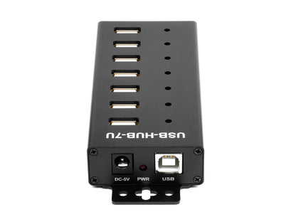 Industrial Grade USB HUB, Extending 7x USB 2.0 Ports