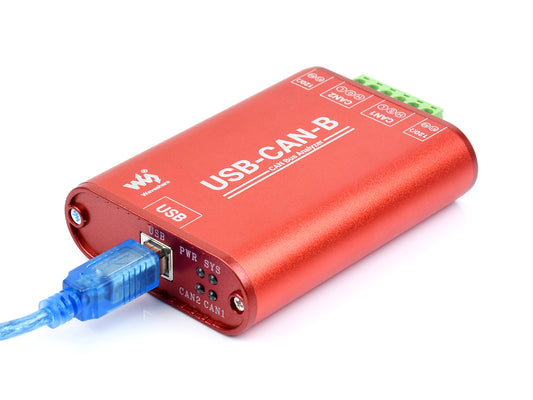 USB to CAN Adapter, Dual-Channel CAN Analyzer, Industrial Isolation