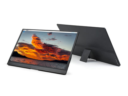 15.6inch Monitor with Stand, Thin and Light Design, IPS screen, 1920 × 1080 Full HD, 100%sRGB High Color Gamut