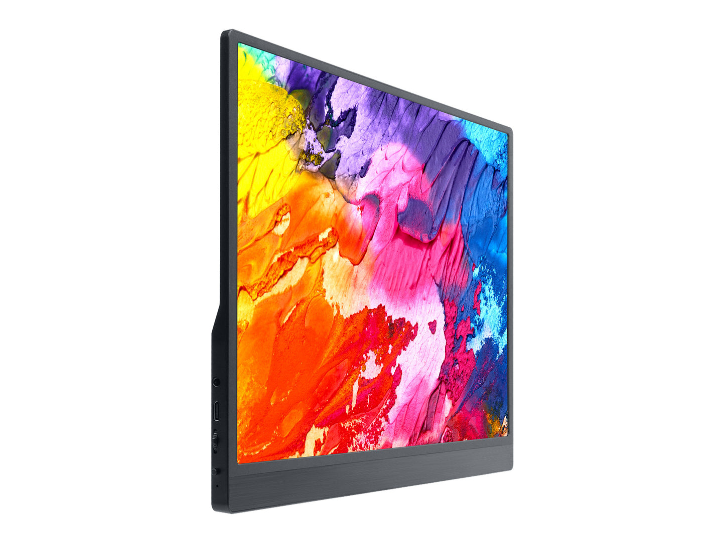 15.6inch Monitor with Stand, Thin and Light Design, IPS screen, 1920 × 1080 Full HD, 100%sRGB High Color Gamut