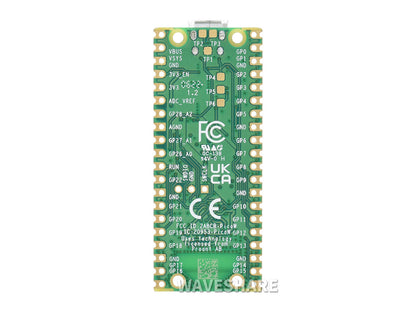 Raspberry Pi Pico W Microcontroller Board, Built-in WiFi, Based on Official RP2040 Dual-core Processor, Basic Kit