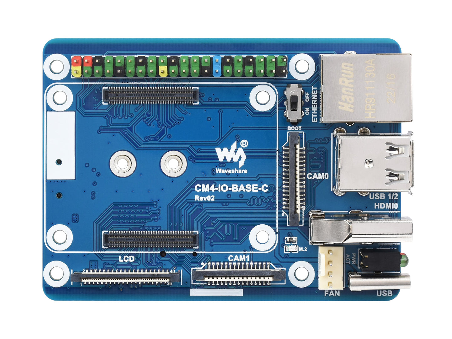 Mini Base Board (C) Designed for Raspberry Pi Compute Module 4