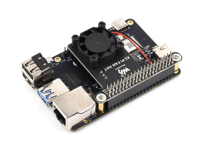 Cooling Fan Expansion Board For RDK X3 Development Board, With 40PIN GPIO Adapter Header