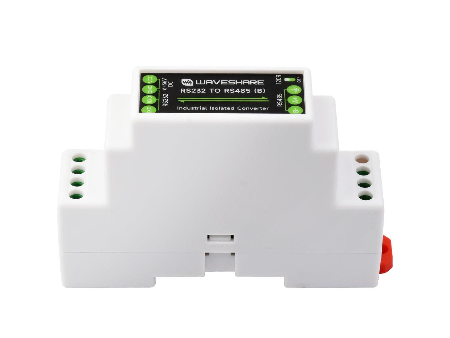 RS232 To RS485 Converter, Active Digital Isolator, Rail-Mount support, 600W Lightningproof &amp; Anti-Surge, Multi-isolation protection