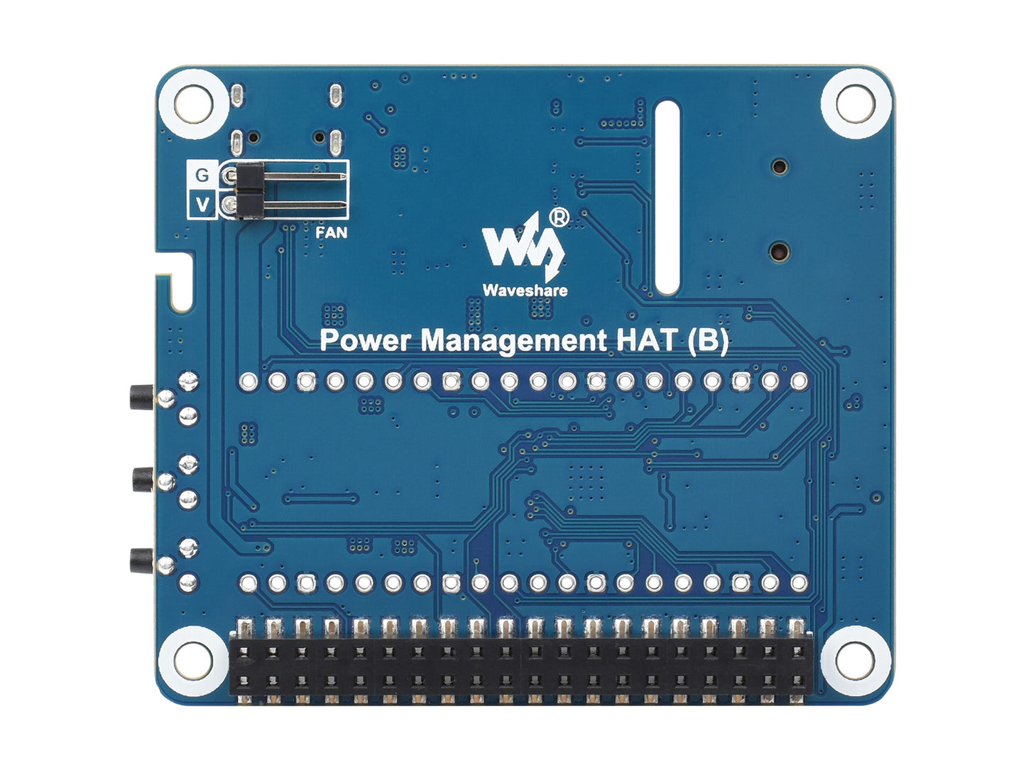 Power Management HAT for Raspberry Pi, Supports charging And Power output at the same time, Embedded RTC and Multiple Protection Circuits