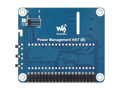 Power Management HAT for Raspberry Pi, Supports charging And Power output at the same time, Embedded RTC and Multiple Protection Circuits