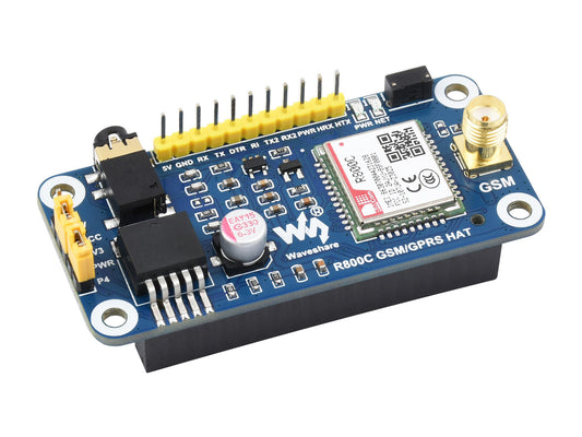R800C GSM/GPRS HAT For Raspberry Pi