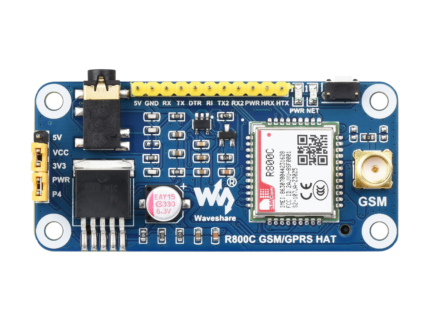 R800C GSM/GPRS HAT For Raspberry Pi