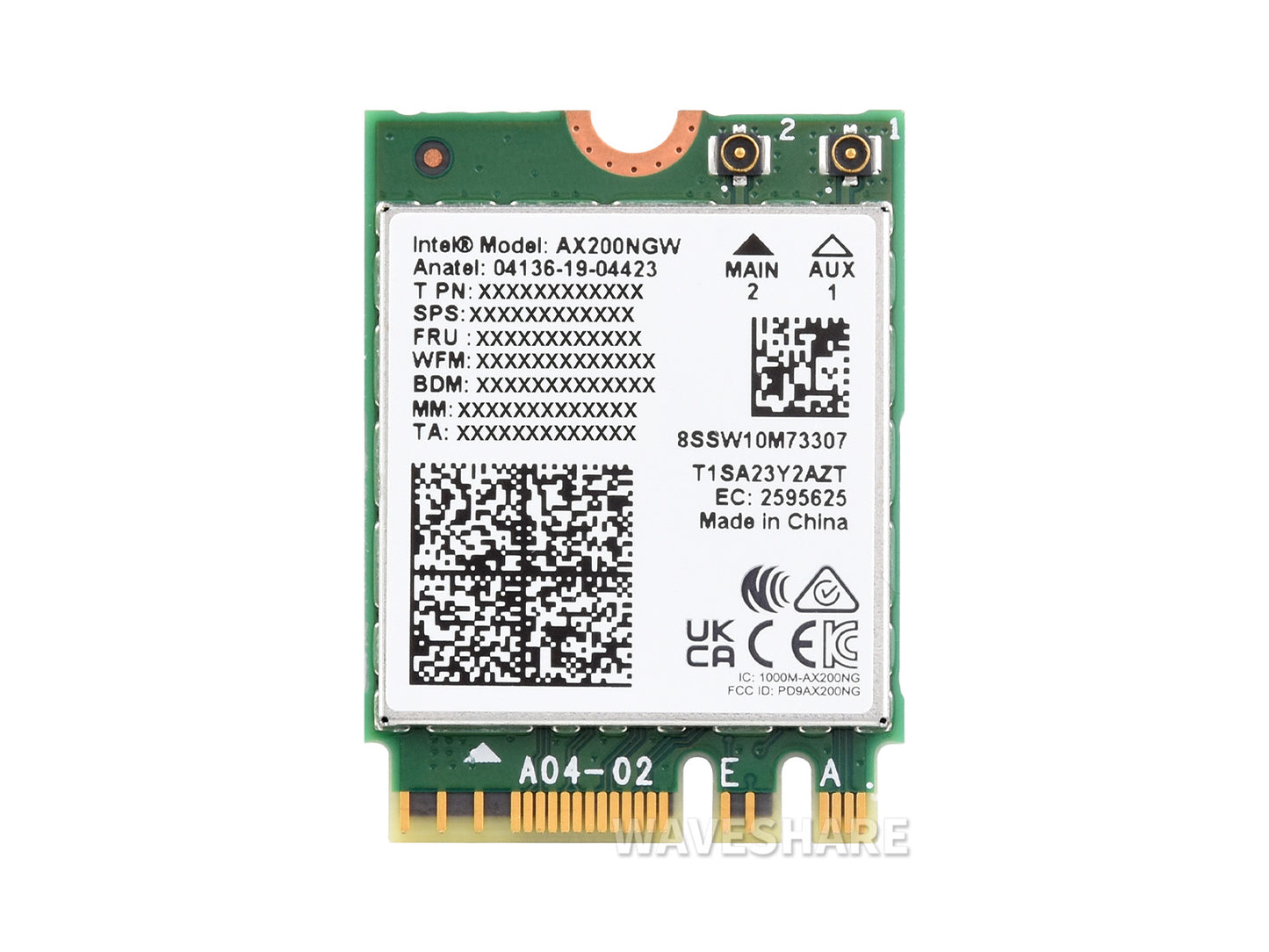 Wireless AX200 NIC, Gigabit Dual-Band Wi-Fi 6, 802.11AX Standard, Bluetooth 5.2