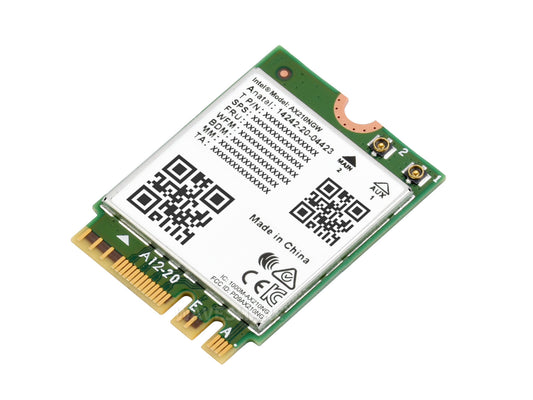 Wireless AX210 NIC, Gigabit Tri-Band Wi-Fi 6E, 802.11AX Standard, Bluetooth 5.3
