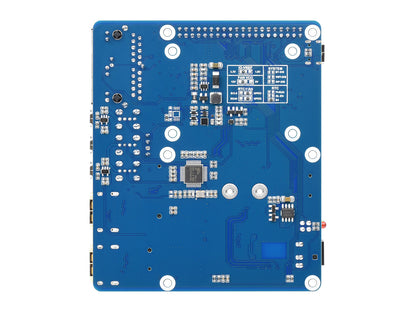 WIFI6 Dual ETH Base Board/Mini-Computer Designed for Raspberry Pi Compute Module 4(NOT Included), Onboard M.2 E KEY Slot