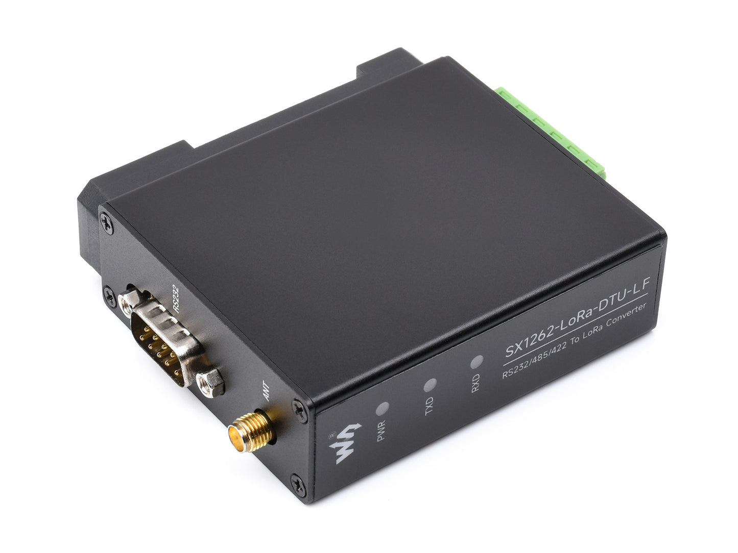 Rail-mount SX1262 LoRa Data Transfer unit, RS232/RS485/RS422 to LoRa, Suitable for Sub-GHz band