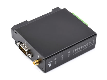 Rail-mount SX1262 LoRa Data Transfer unit, RS232/RS485/RS422 to LoRa, Suitable for Sub-GHz band