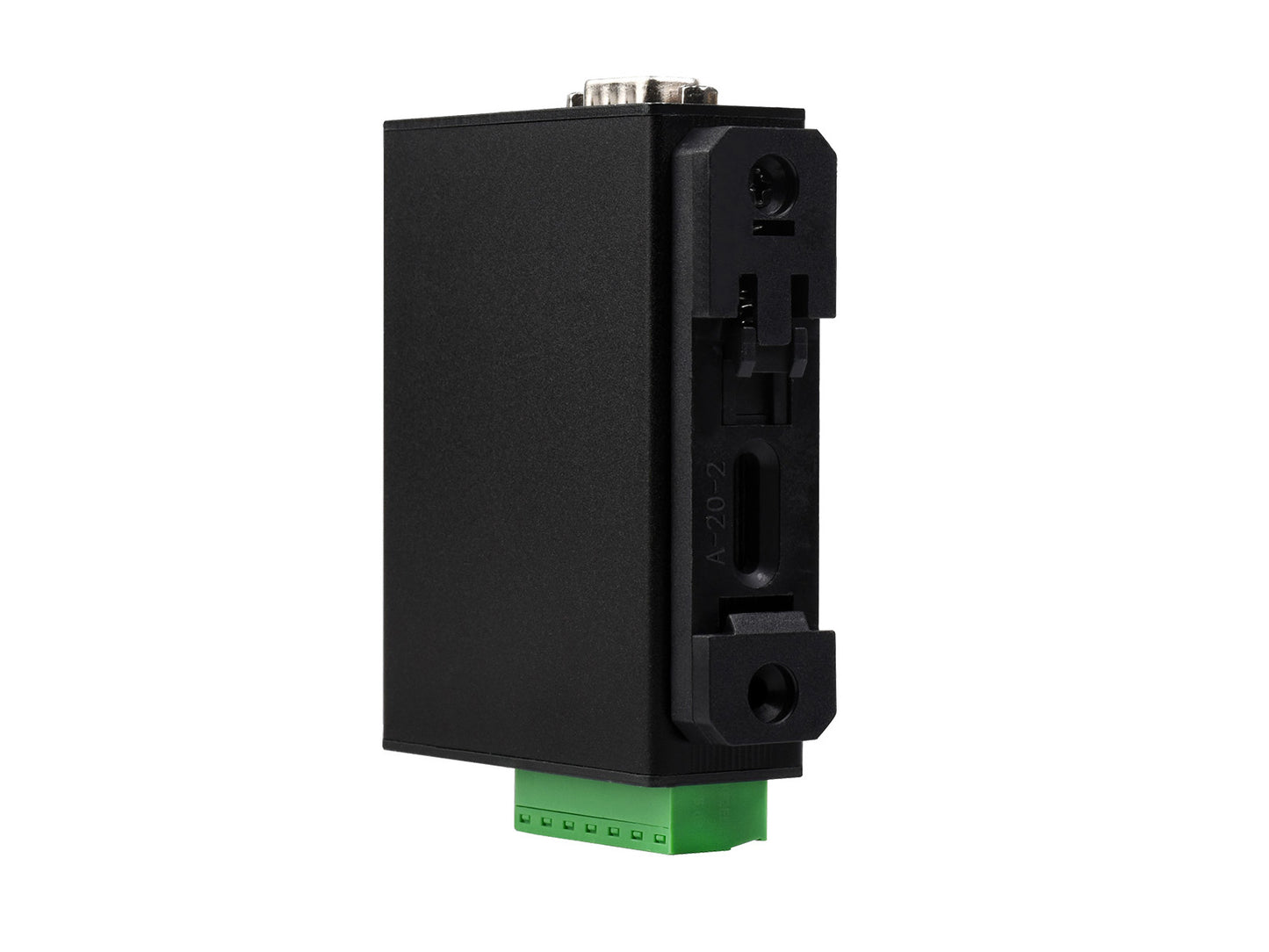 Rail-Mount Serial Server, RS232/485/422 to RJ45 Ethernet Module, TCP/IP to serial, POE Function Optional