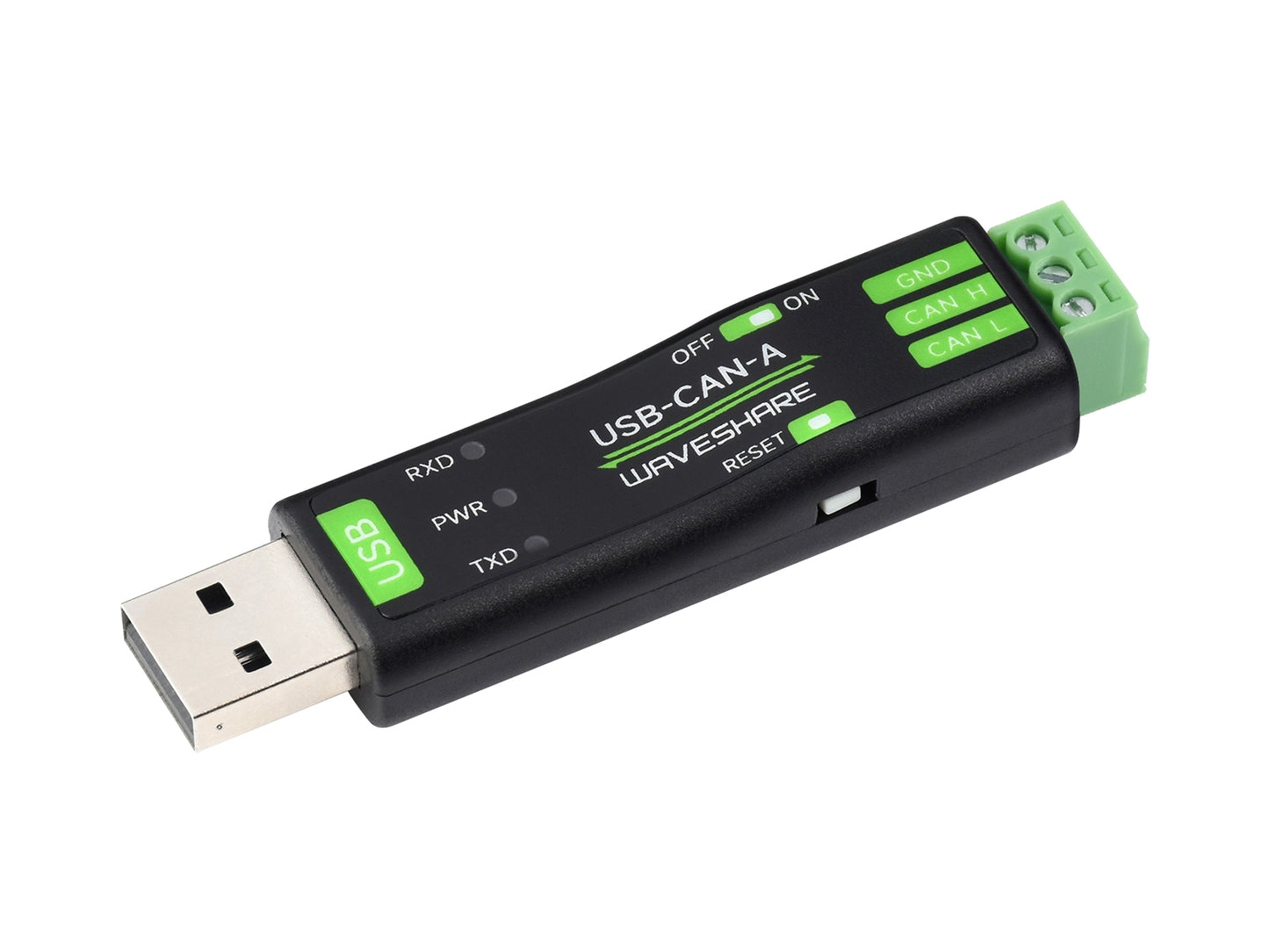 USB-zu-CAN-Adapter Modell A, STM32-Chip-Lösung, mehrere Arbeitsmodi, kompatibel mit mehreren Systemen