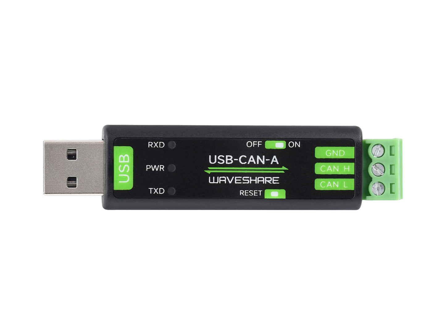 USB-zu-CAN-Adapter Modell A, STM32-Chip-Lösung, mehrere Arbeitsmodi, kompatibel mit mehreren Systemen