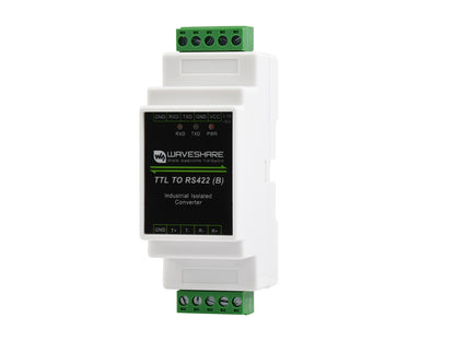 Rail-mount TTL To RS422 Galvanic isolated Converter, Anti-surge, Multiple Isolation Protection