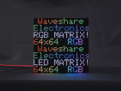 RGB Full-color LED Matrix Panel, 2mm Pitch, 64 × 64 Pixels, Adjustable Brightness, Options For Standard Version / GOB Version