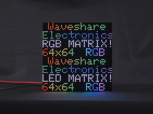 RGB Full-color LED Matrix Panel, 2mm Pitch, 64 × 64 Pixels, Adjustable Brightness, Options For Standard Version / GOB Version