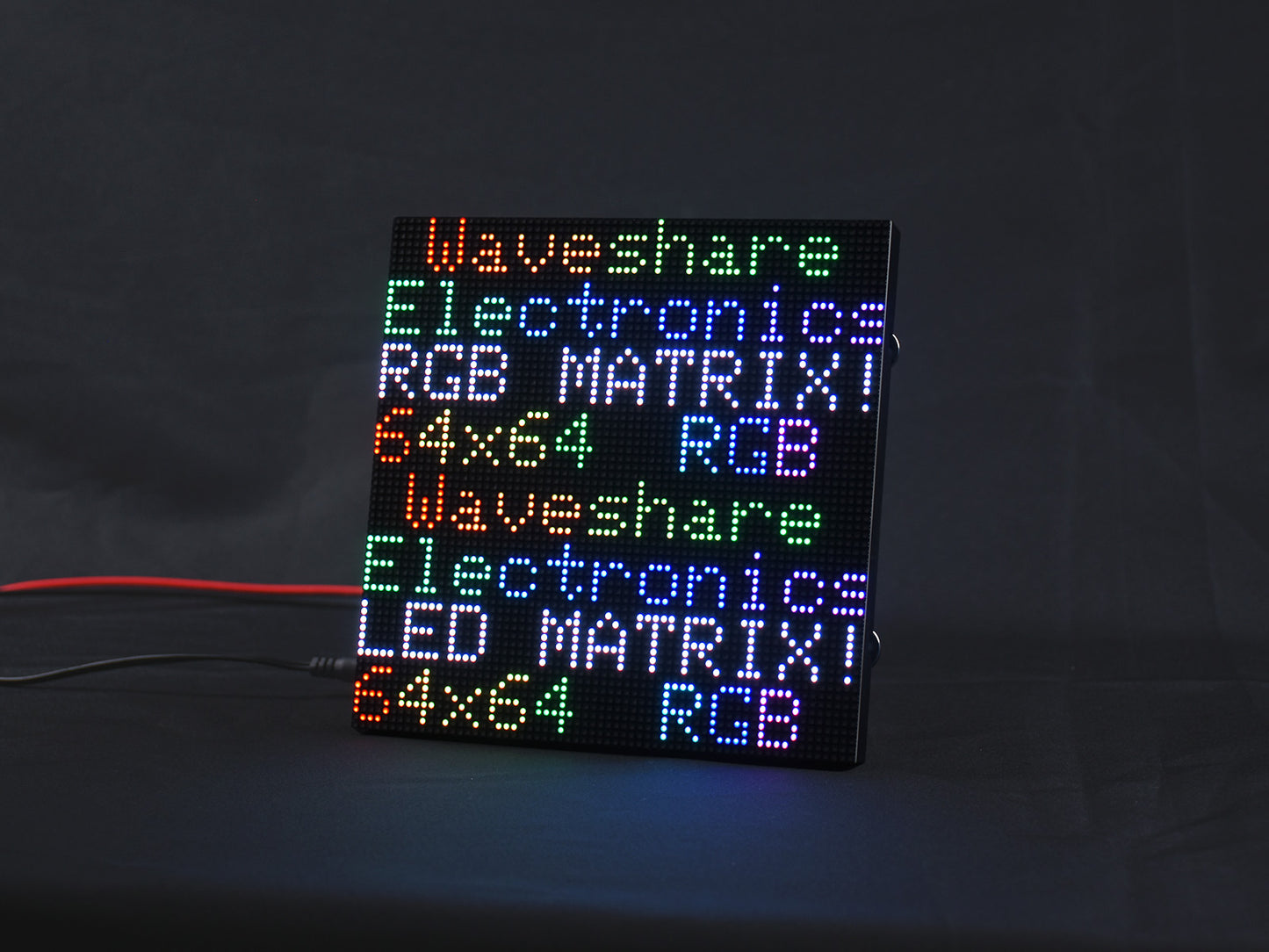 RGB Full-color LED Matrix Panel, 2mm Pitch, 64 × 64 Pixels, Adjustable Brightness, Options For Standard Version / GOB Version